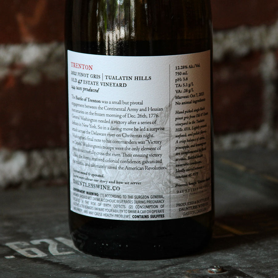 2022 Pinot Gris | Trenton | Tualatin Hills AVA