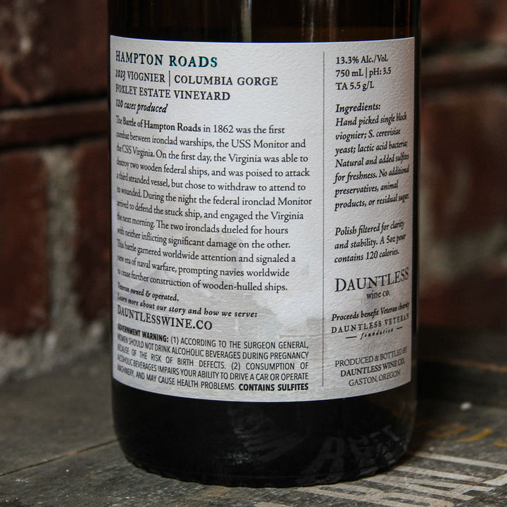 2023 Viognier | Hampton Roads | Columbia Gorge AVA