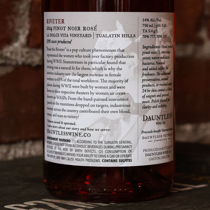 2024 Rosé Pinot Noir | RIVETER | Tualatin Hills AVA