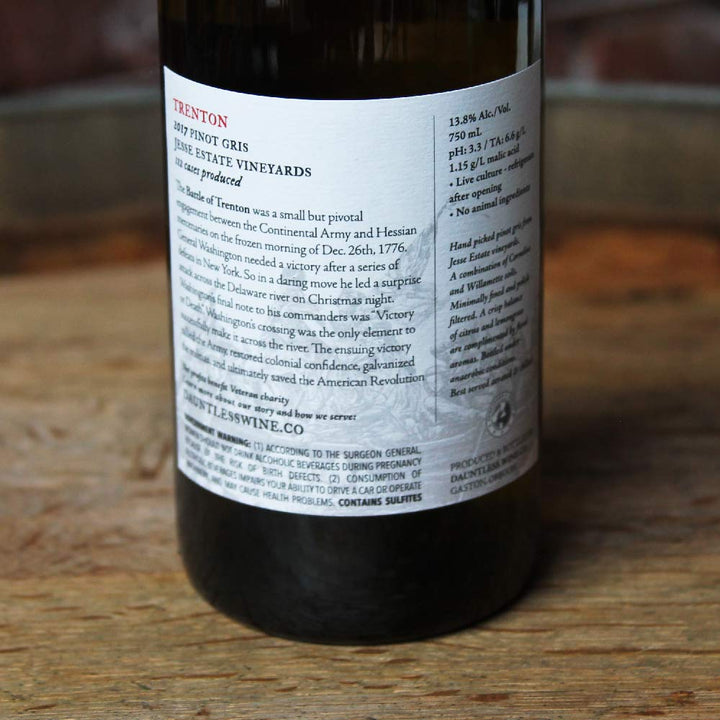 2017 Pinot Gris | Trenton | Jesse Estate, Willamette Valley, OR