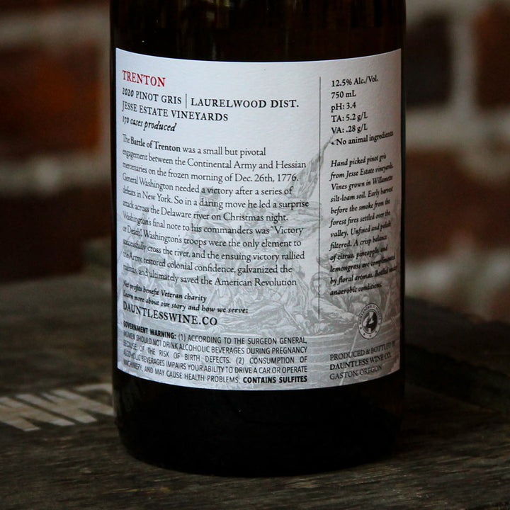2020 Pinot Gris | Trenton | Jesse Estate, Willamette Valley, OR