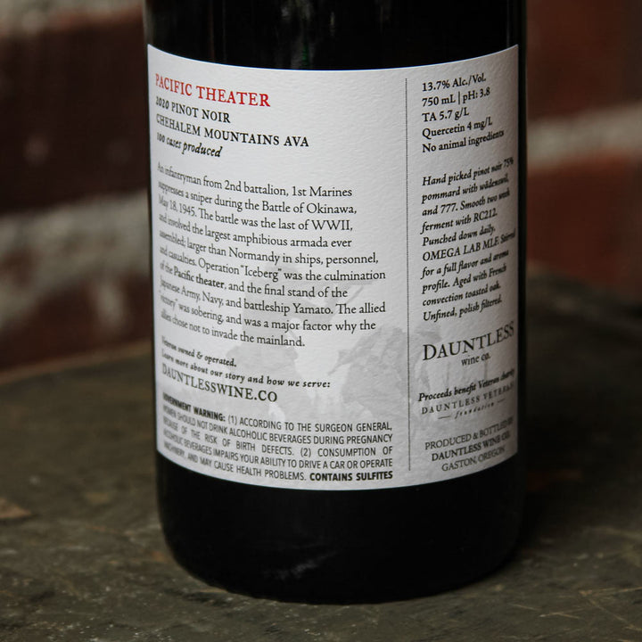 2020 Pinot Noir | Pacific Theater | Chehalem Mts