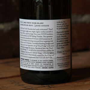 2022 Blanc De Noirs | "Thud" | Jesse Estate Vineyards