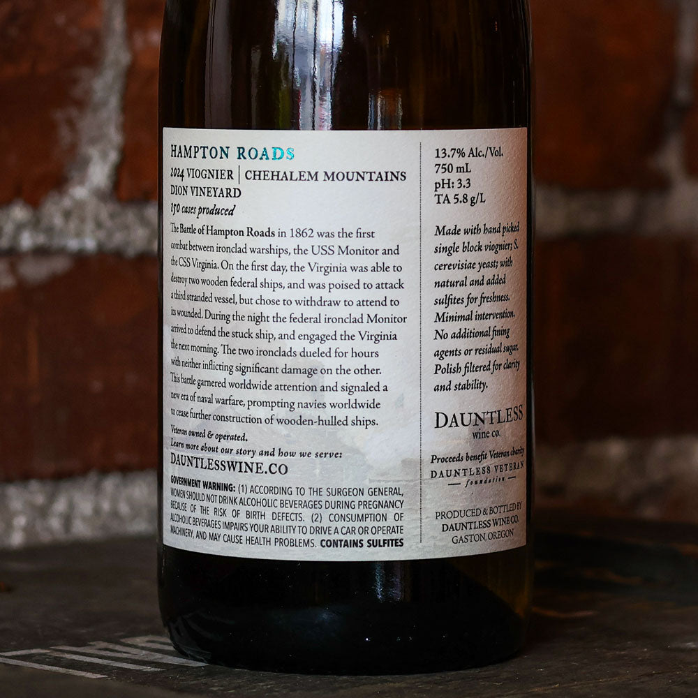2024 Viognier | Hampton Roads | Chehalem Mts AVA