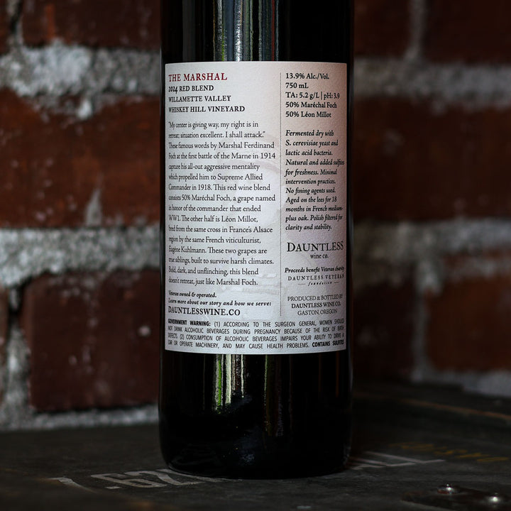 2024 Red Blend | The Marshal | Willamette Valley AVA
