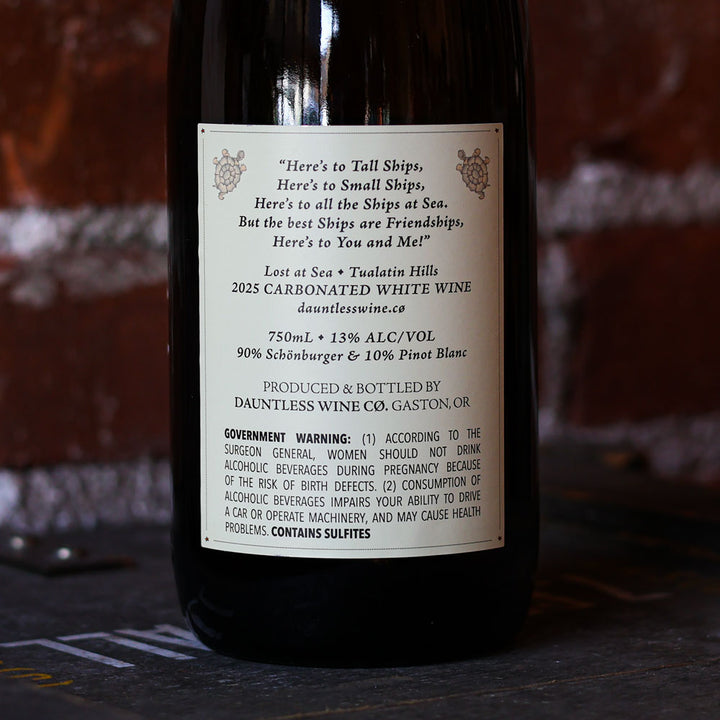 2025 Bubbly Schönburger | Lost At Sea | Tualatin Hills AVA